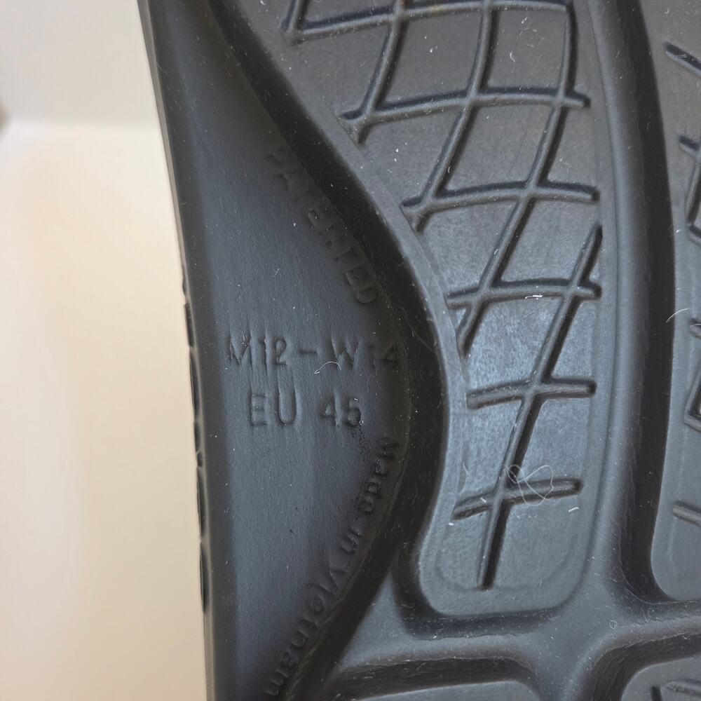 Oofos Men's OOahh Slide Sandal, black. Sz 12, EU sz 45 Sport Recovery & Comfort - Picture 5 of 9